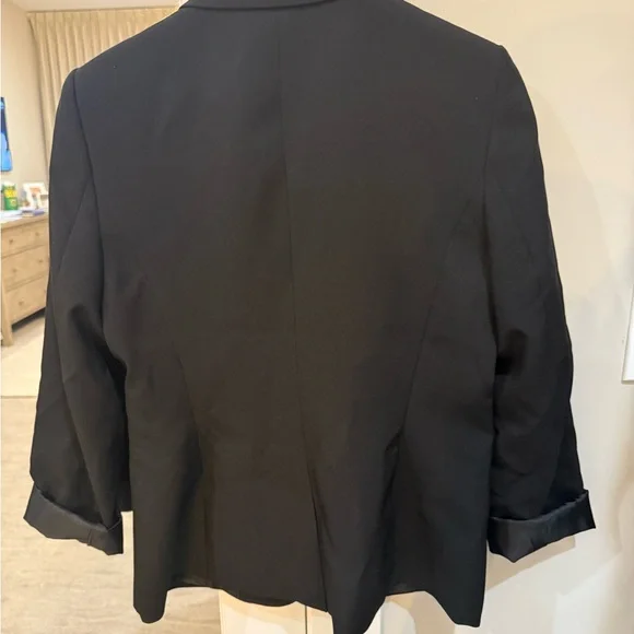 Calvin Klein Womens Black Blazer Size 10 NWOT - Picture 6 of 8